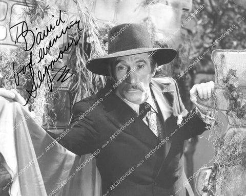 crp-16420 1960's TV horror host Seymour aka Larry Vincent w genuine autograph crp-16420