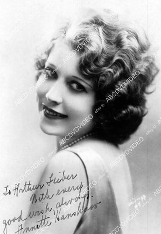 crp-16433 circa 1930 Annette Hanshaw portrait w genuine autograph crp-16433