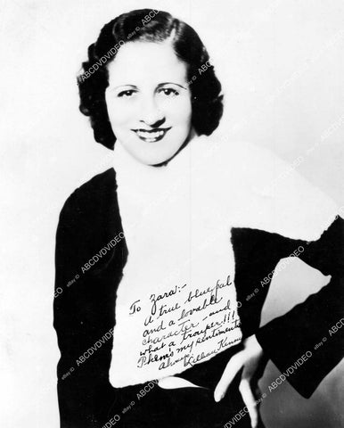 crp-16445 circa 1930 dancer? Lillian Kenny Brooke portrait w genuine autograph crp-16445