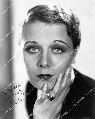 crp-16447 1930's Rita La Roy portrait w genuine autograph crp-16447