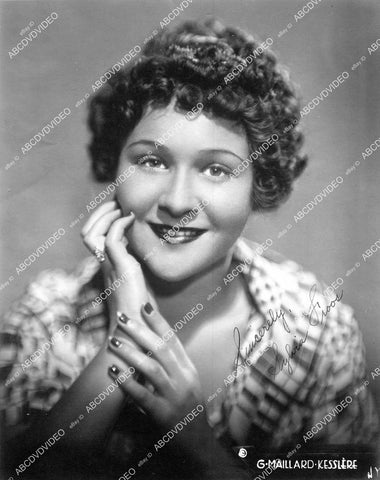 crp-16454 1934 Sylvia Froos portrait w genuine autograph crp-16454