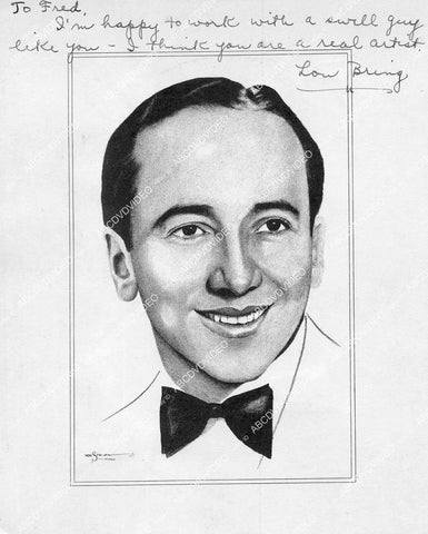 crp-16466 circa 1933 music composer Lou Bring portrait w genuine autograph crp-16466