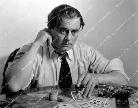 crp-16469 1935 Leo Carrillo at poker table film Love Me Forever crp-16469