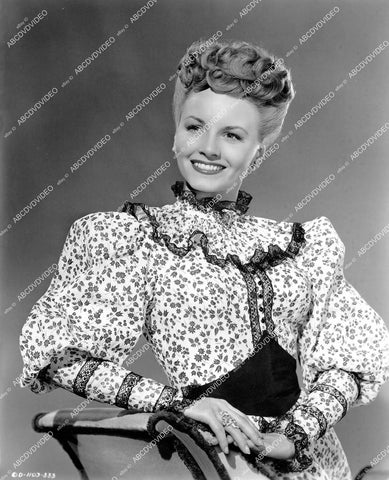 crp-16502 1946 beautiful Janet Blair portrait film Gallant Journey crp-16502