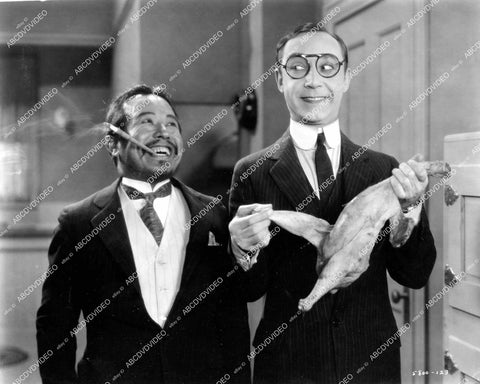crp-16724 1927 Franklin Pangborn, George Kuwa silent film Night Bride crp-16724