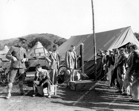 crp-16801 1927 Karl Dane, George K Arthur, Lincoln Stedman, Gene Stone silent film Rookies crp-16801