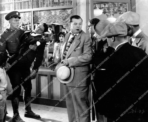 crp-16803 1927 Karl Dane, George K Arthur, Lincoln Stedman, Gene Stone silent film Rookies crp-16803