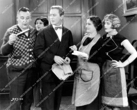 crp-16862 1927 Bert Roach, Harry Crocker, Marion Davies, Claire McDowell, Estelle Clark silent film Tillie the Toiler crp-16862