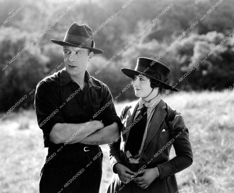 crp-17013 1921 Frank Mayo, Mary Philbin silent film The Blazing Trail crp-17013