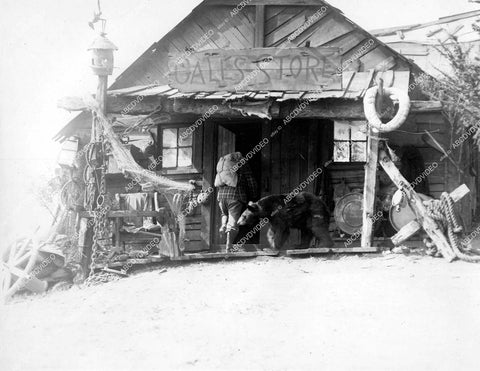 crp-17082 1926 general store set MGM silent film The Barrier crp-17082