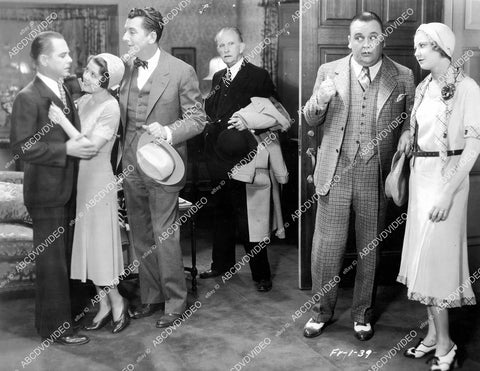crp-17149 1931 Sidney Fox, William Collier Sr, Edward Everett Horton, Bert Roach film 6 Cylinder Love crp-17149