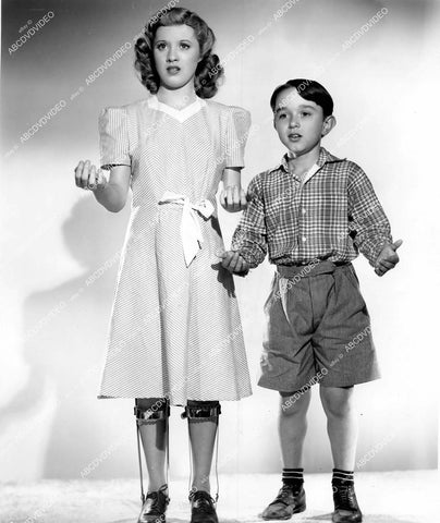 crp-17168 1940 child stars Billy Lee, Edith Fellows film Nobody's Children crp-17168