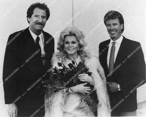 crp-00171 Zsa Zsa Gabor is guest w Dan Greene Bob Seagren TV Home Restoration and Remodeling Show crp-00171