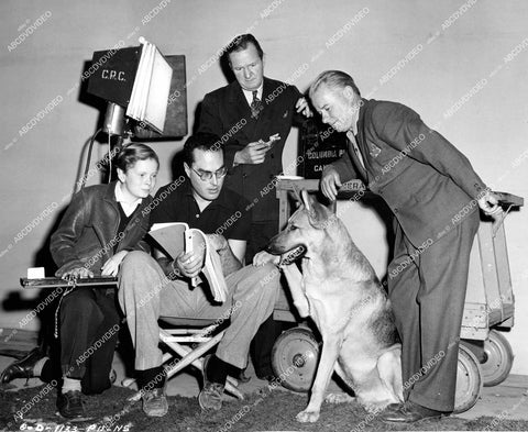 crp-17270 1947 director John Sturges, Ted Donaldson, Tom Powers, Flame the Dog, trainer Frank Barnes film For the Love of Rusty crp-17270