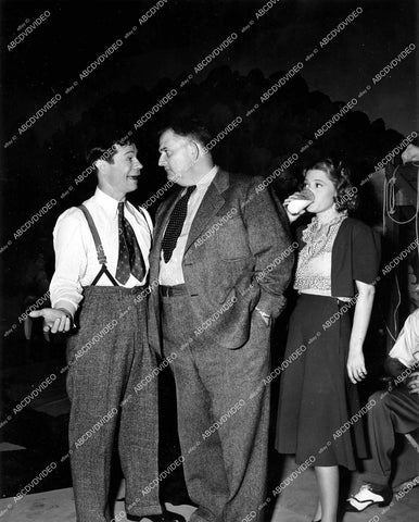 crp-17327 1939 director Edward Sedgwick & Joe E Brown, Mary Carlisle on set film Beware Spooks crp-17327