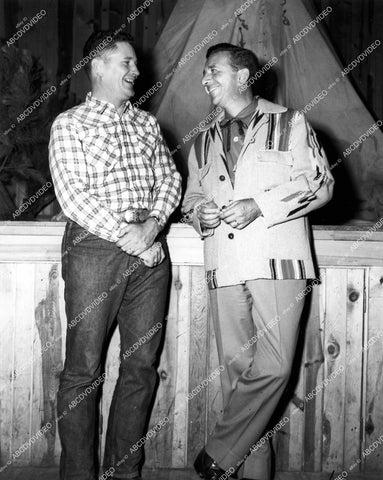 crp-17350 1956 producer Dore Schary, South Dakota Gov Joe Foss film The Last Hunt crp-17350