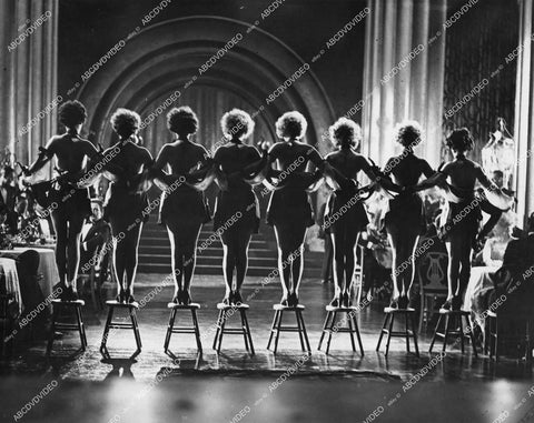 crp-17452 1925 chorus girl dancers silouhetted from behind silent film Bright Lights crp-17452
