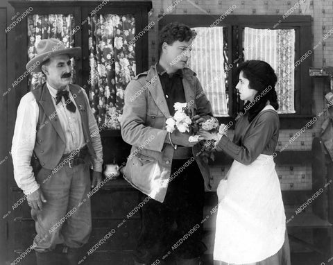 crp-17844 1917 Milton Sills, Miriam Cooper silent film The Honor System crp-17844