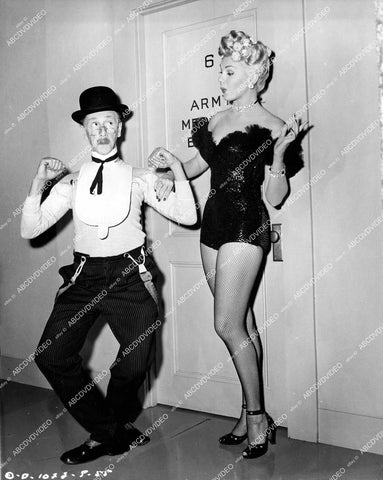 crp-18083 1945 Richard Haydn & sexy Adele Jergens in fishnets film Tonight and Every Night crp-18083