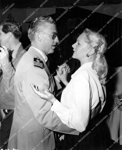 crp-18095 1945 Adele Jergens dancing w Com Jim Waverly at wrap party film Hit the Hay crp-18095