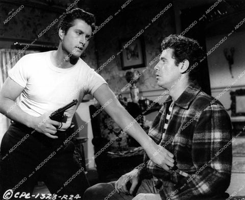 crp-18158 1957 John Drew Barrymore Jr, Gerald Sarracini film The Shadow on the Window crp-18158