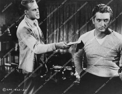 crp-18172 1957 Corey Allen, John Drew Barrymore Jr film The Shadow on the Window crp-18172