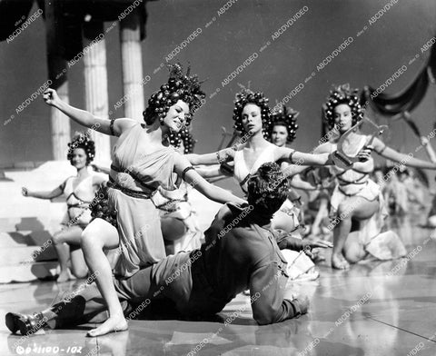 crp-18306 1947 Rita Hayworth w sexy dancers film Down to Earth crp-18306