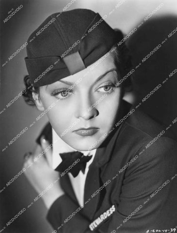 crp-18441 1935 Florence Rice in stewardess uniform film Death Flies East crp-18441