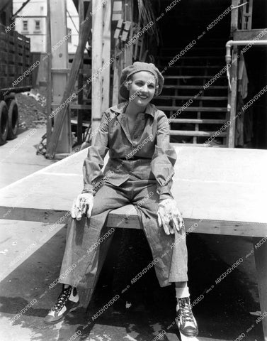 crp-18458 1935 sexy mechanic Florence Rice in coveralls film Super-Speed crp-18458