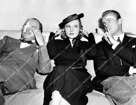 crp-18466 1938 Reginald Owen, Florence Rice, Dennis O'Keefe see no evil hear no evil speak no evil film Vacation from Love crp-18466