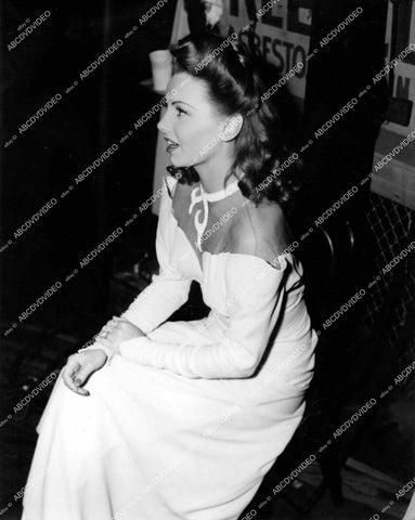 crp-18512 1943 Janet Blair on set film Something to Shout About crp-18512