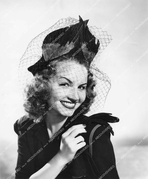 crp-18521 1941 great smile Janet Blair portrait film Three Girls About ...