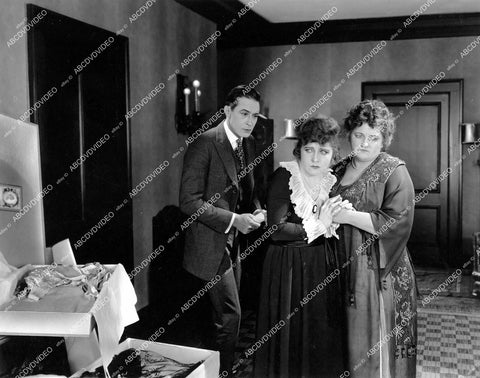 crp-18639 1920 Ethel Clayton, Charles Meredith or Monte Blue, Jane Wolfe silent film The Thirteenth Commandment crp-18639
