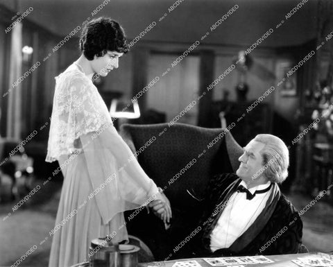 crp-18714 1927 Lionel Barrymore, Jacqueline Gadsdon silent film The Thirteenth 13th Hour crp-18714
