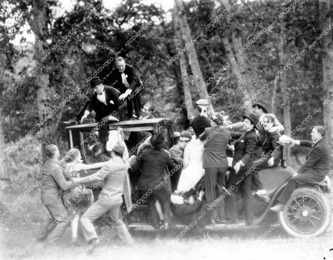 crp-18919 1928 Harrison Ford faces angry mob silent film The Rush Hour crp-18919