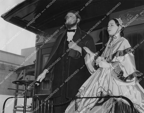crp-01893 1940 James Vanderwaken as Abraham Lincoln, Jean Johnson as Mary Todd San Francisco Fair pageant crp-01893