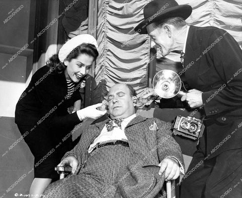 crp-19008 1946 Jinx Falkenburg, Joe Besser, J.B. Scott film Talk About a Lady crp-19008