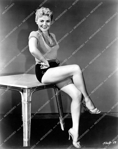 crp-19085 circa 1950 Laurie Mitchell w sexy legs in short shorts live stage play The 5th Season crp-19085