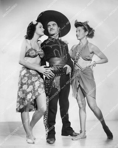 crp-01924 1940's Dorothy Crider, Edward Colebrook, Maria Belmar theatrical play She Lost it in Campeche crp-01924