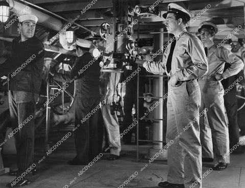 crp-01983 1942 George Barrows, Bruce Bennett, John Howard, Forrest Tucker film Submarine Raider crp-01983