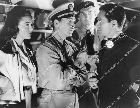 crp-01986 1942 Marguerite Chapman, John Howard, Forrest Tucker, Larry Parks film Submarine Raider crp-01986