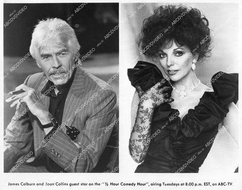 crp-02247 1983 James Coburn, Joan Collins TV The 1/2 Hour Comedy Hour crp-02247