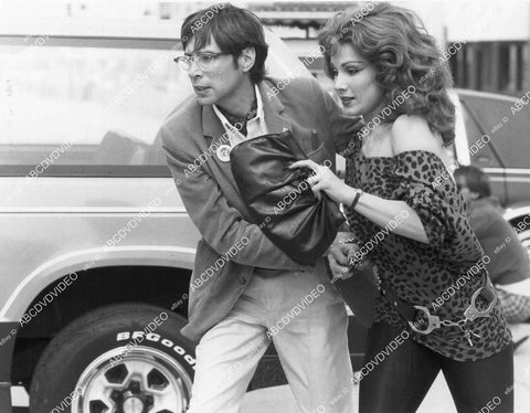 crp-02312 1984 Thom Bray & Marta Du Bois flee danger TV Riptide crp-02312