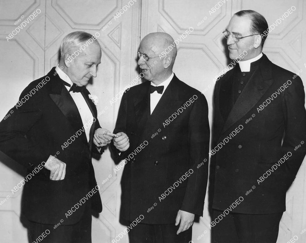 crp02336 1939 W Edwin Hall, Herbert C Farwell, Father Edward J Flanag