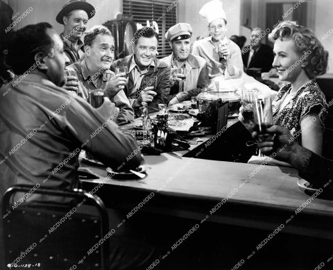 crp-24438 1947 Richard Dix, Brian O'Hara, Joe Palma, Mark Dennis, Karen Morley film The Thirteenth Hour crp-24438