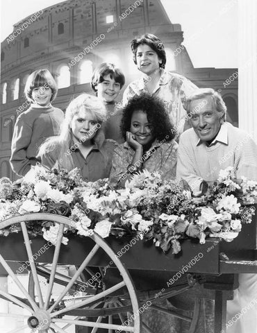 crp-02496 1987 Andy Williams w NBC kids Tina Yothers, Matthew & Joey Lawrence, Danny Ponce, Kim Fields TV crp-02496