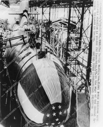 crp-02522 1959 Groton, Conn submarine USS George Washington 1st ballistic missile General Dynamics crp-02522