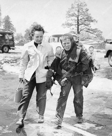 crp-02555 1957 rescued boy scout Ronald Lynnwood says"What's all the commotion about" crp-02555