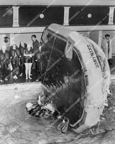 crp-02579 1959 nurse Deidre Ashton live saving/rescue practice capsized lifeboat air force training crp-02579