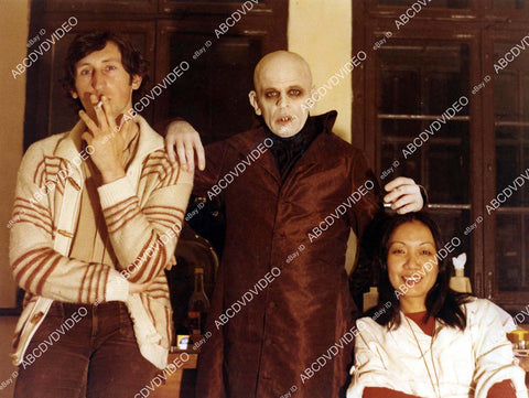 crp-02605 1979 Werner Herzog, Klaus Kinski on set horror film Nosferatu the Vampire crp-02605